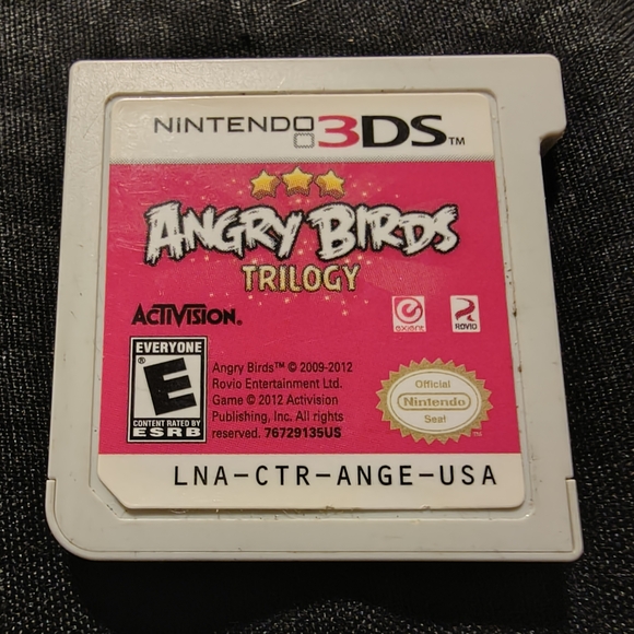 Nintendo Other - Nintendo 3DS Angry Birds Trilogy Game - Red and White